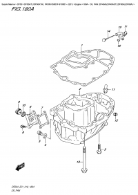 180A  - Oil Pan (Df40A)(Df40Ast)(Df50A)(Df60A) (180A -   (Df40A) (Df40Ast) (Df50A) (Df60A))