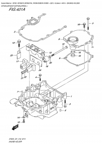 401A  - Engine  Holder  (Df40A)(Df40Ast)(Df50A)(Df60A) (401A -   (Df40A) (Df40Ast) (Df50A) (Df60A))