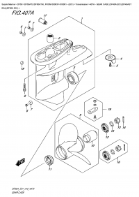 407A - Gear  Case  (Df40A  E01)(Df40Ast  E34)(Df50A  E01) (407A -    (Df40A E01) (Df40Ast E34) (Df50A E01))