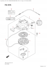 167A - Recoil Starter (167A -  )