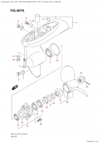 407A - Gear Case (407A -   )