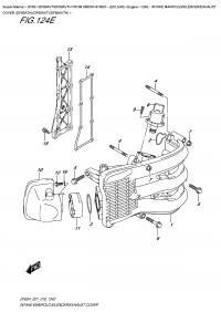124E - Intake  Manifold/silencer/exhaust  Cover  (Df60Ath)(Df60Avt)(Df60Avth) (124E -   /  /    (Df60Ath) (Df60Avt) (Df60Avth))