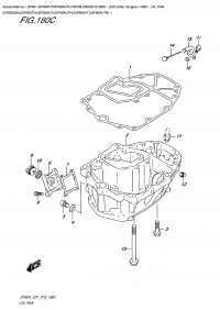 180C - Oil Pan  (Df60Aqh)(Df60Ath)(Df50Avt)(Df50Avth)(Df60Avt)(Df60Avth) (180C -   (Df60Aqh) (Df60Ath) (Df50Avt) (Df50Avth) (Df60Avt) (Df60Avth))