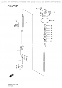 210B - Shift  Rod  (Df60Avt)(Df60Avth) (210B -   (Df60Avt) (Df60Avth))