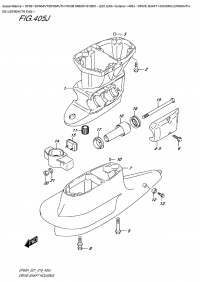 405J - Drive Shaft  Housing  (Df60Avth  E01)(Df60Avth  E40) (405J -    (Df60Avth E01) (Df60Avth E40))