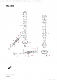 121B - Camshaft (Df80A) (121B -   (Df80A))