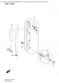 144E  -  Fuel  Injector (Df80A  E01) (144E -   (Df80A E01))