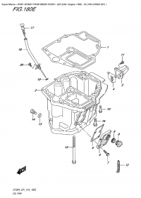 180E  -  Oil  Pan (Df80A  E01) (180E -   (Df80A E01))