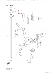 204A - Clutch Shaft (204A -  )