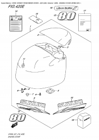 420E  -  Engine Cover  (Df80A  E01) (420E -   () (Df80A E01))