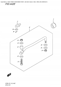 442E  -  Drag  Link (Df80A  E01) (442E -   (Df80A E01))