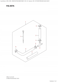 507A - Opt:water Pressure Gauge Sub  Kit (507A - :     )