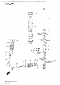 121A  -  Camshaft (Df8A P01) (121A -   (Df8A P01))