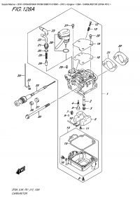 128A  -  Carburetor (Df8A P01) (128A -  (Df8A P01))