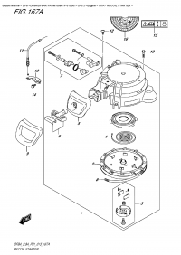 167A  -  Recoil Starter (167A -  )