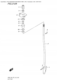 210A  -  Shift Rod (210A -  )