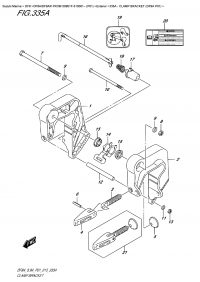 335A  -  Clamp Bracket  (Df8A  P01) (335A -   (Df8A P01))