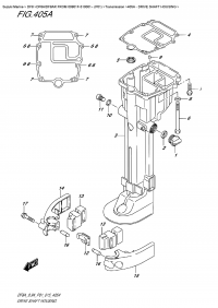 405A  -  Drive Shaft Housing (405A -   )