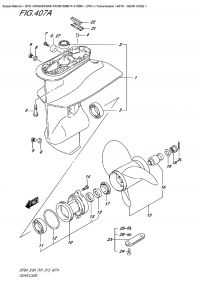 407A  -  Gear Case (407A -   )