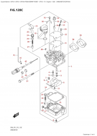 128C - Carburetor (Df9.9A) (128C -  (Df9.9A))