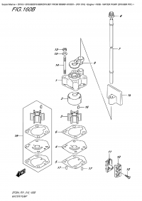 160B - Water  Pump  (Df9.9Br  P01) (160B -   (Df9.9Br P01))