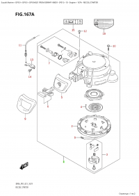 167A - Recoil Starter (167A -  )