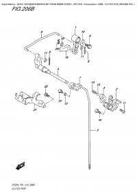 206B - Clutch Rod  (Df9.9Br  P01) (206B -   (Df9.9Br P01))