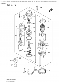 301A  -  Starting  Motor  (Electric  Starter) (301A -   ())