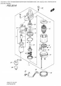 301A  -  Starting  Motor  (Electric  Starter) (301A -   ())