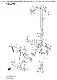 336B - Swivel Bracket  (Df9.9Br  P01) (336B -   (Df9.9Br P01))