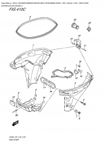 410C  -  Side  Cover  (Df9.9Bt)(Df15At)(Df20At) (410C -   (Df9.9Bt) (Df15At) (Df20At))