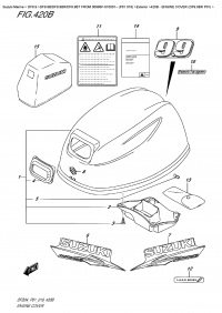 420B - Engine  Cover  (Df9.9Br  P01) (420B -   () (Df9.9Br P01))