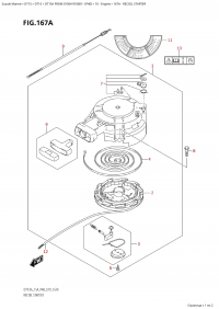 167A - Recoil Starter (167A -  )