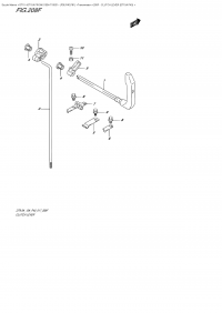 208F  -  Clutch Lever (Dt15A  P40) (208F -   (Dt15A P40))