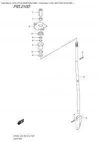 210D  -  Shift  Rod  (Dt15A P40) (210D -   (Dt15A P40))