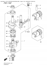 116C  -  Crankshaft (Dt30R  P40) (116C -  (Dt30R P40))