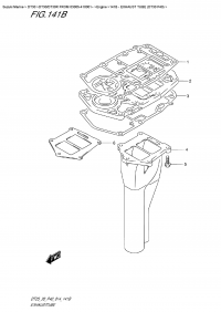 141B  -  Exhaust  Tube (Dt30 P40) (141B -   (Dt30 P40))