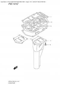 141C  -  Exhaust  Tube (Dt30R P40) (141C -   (Dt30R P40))