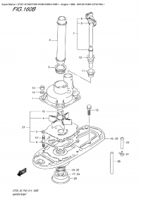 160B - Water  Pump (Dt30 P40) (160B -   (Dt30 P40))