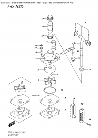 160C  -  Water  Pump (Dt30R P40) (160C -   (Dt30R P40))