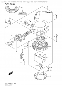 167B  -  Recoil  Starter (Dt30 P40) (167B -   (Dt30 P40))