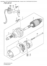 301A  -  Starting  Motor  (Dt30  P40) (301A -   (Dt30 P40))