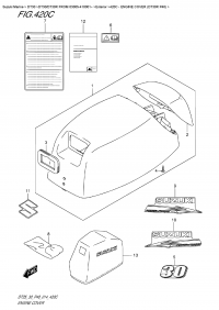 420C  -  Engine  Cover (Dt30R  P40) (420C -   () (Dt30R P40))