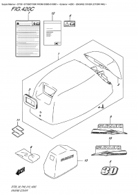 420C  -  Engine  Cover (Dt30R  P40) (420C -   () (Dt30R P40))