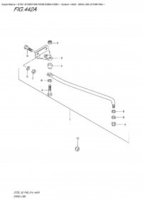 442A  -  Drag  Link  (Dt30R P40) (442A -   (Dt30R P40))