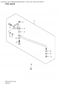 442A  -  Drag  Link  (Dt30R P40) (442A -   (Dt30R P40))