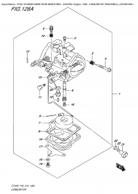 128A  -  Carburetor Transom(S,l)  (Dt40W  P40) (128A -  Transom (S, l) (Dt40W P40))