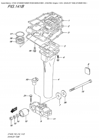 141B  -  Exhaust Tube   (Dt40Wr  P40) (141B -   (Dt40Wr P40))