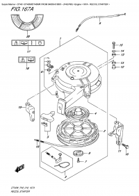 167A  -  Recoil Starter (167A -  )