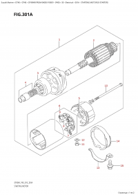 301A - Starting Motor (E-Starter) (301A -   (  ))